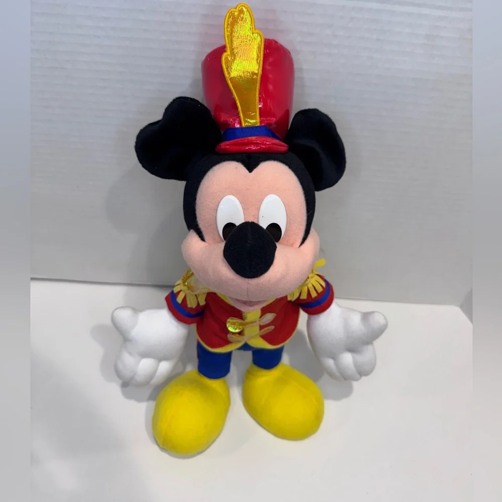 VTG‎ Disney Mickey Mouse Drum Major Free Standing Plush Toy